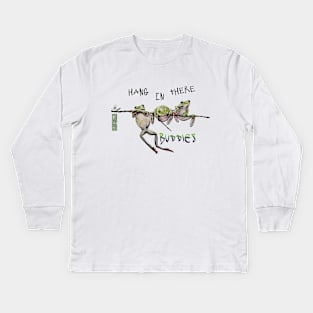 Hang In There Buddies T Shirt Kids Long Sleeve T-Shirt